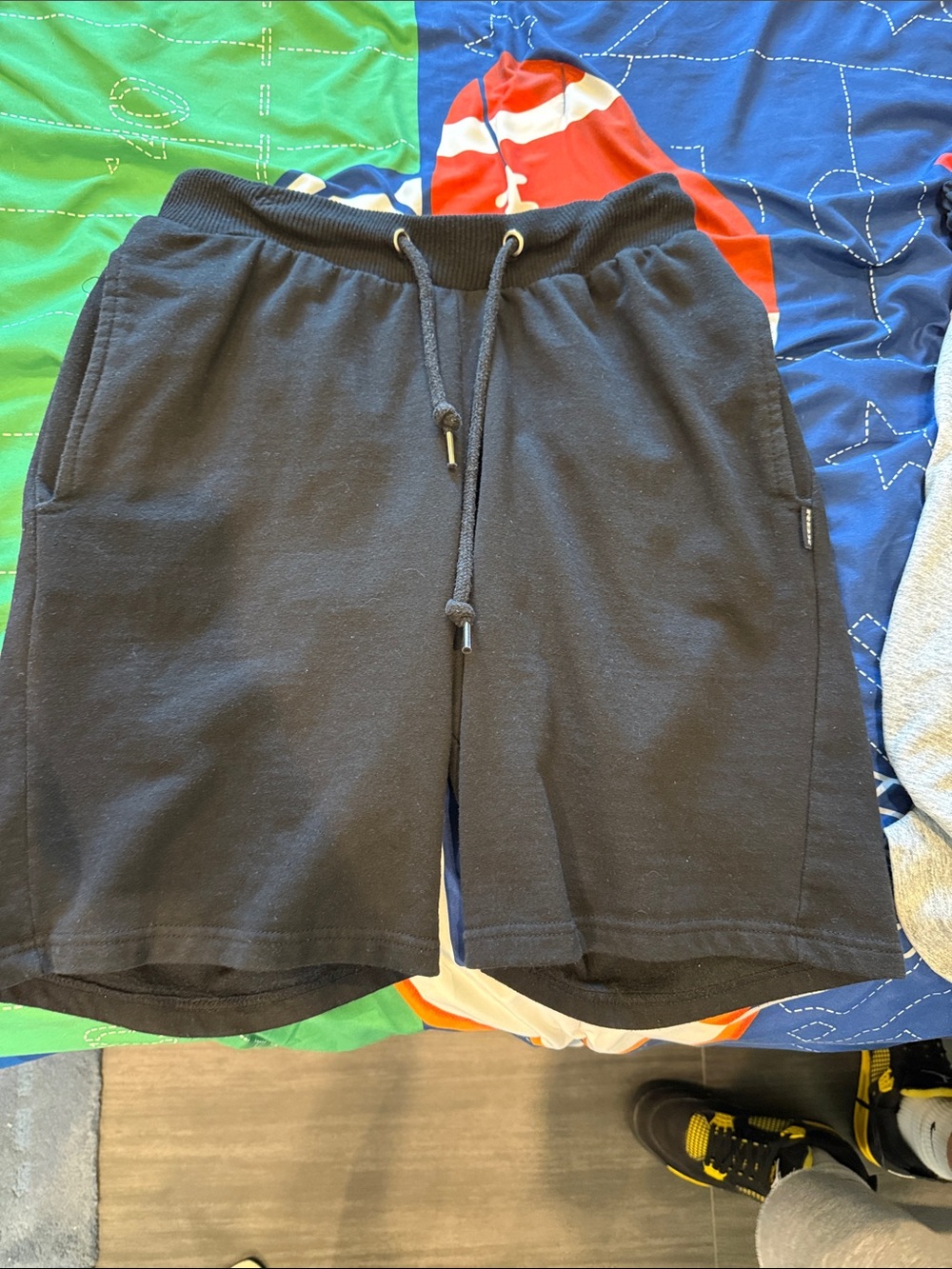 RBX Black Athletic Drawstring Shorts